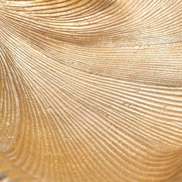 Dual Gingko Leaf Metal Bowl 3