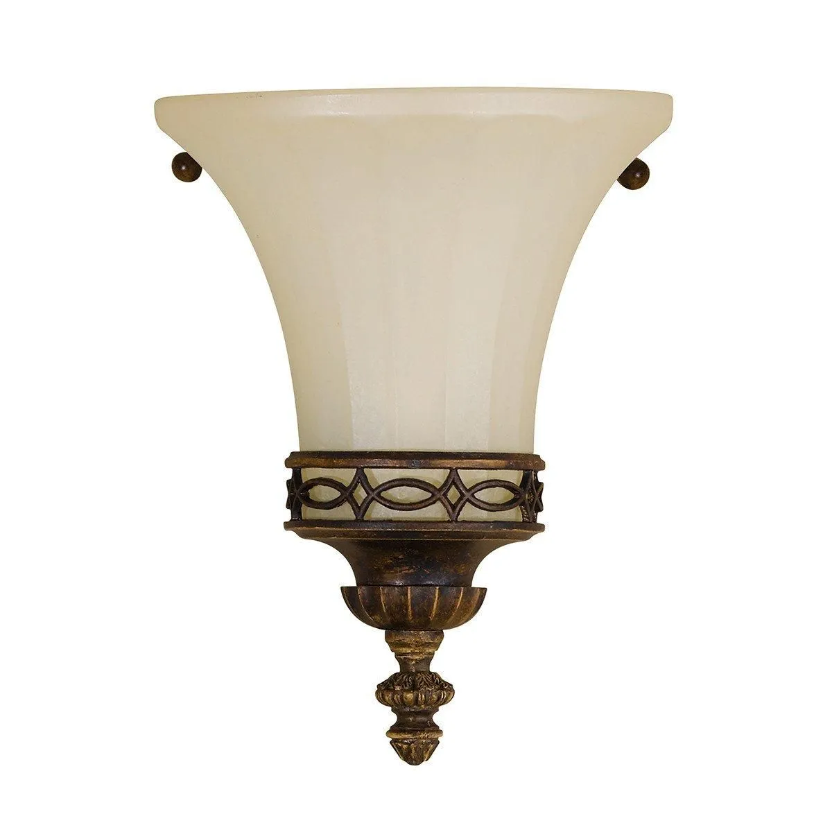 Netlighting Drawing Room 1 Light Indoor Wall Uplighters Walnut E14 in Brown