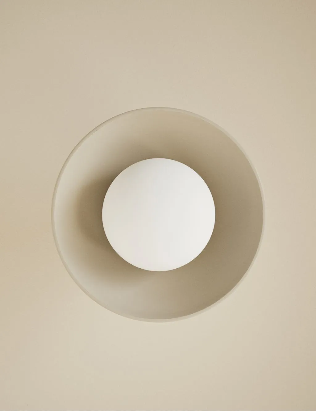 M&S Wooden Ribbed Wall Light Brown