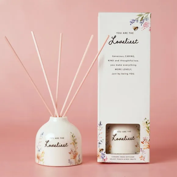 The Cottage Garden Ceramic Reed Diffuser Loveliest, Multi