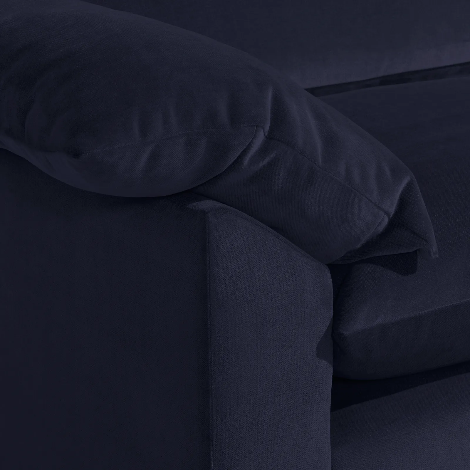 Hoxton Extra Large Sofa, Navy Fabric | Barker & Stonehouse 6