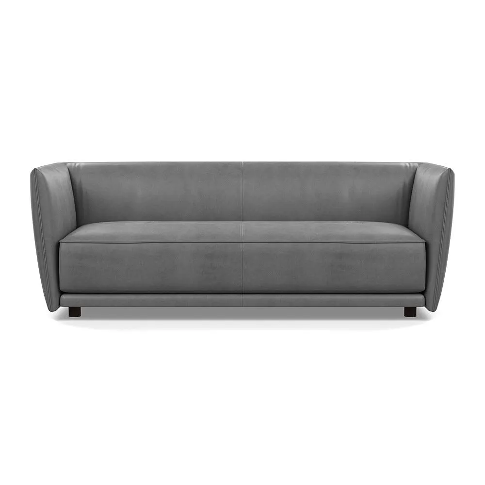 Heal's Valley 3 Seater Sofa Daino Steel Walnut Stain Feet 1