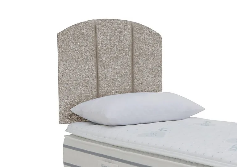 Banff Strutted Headboard - Single - Tweed Stone
