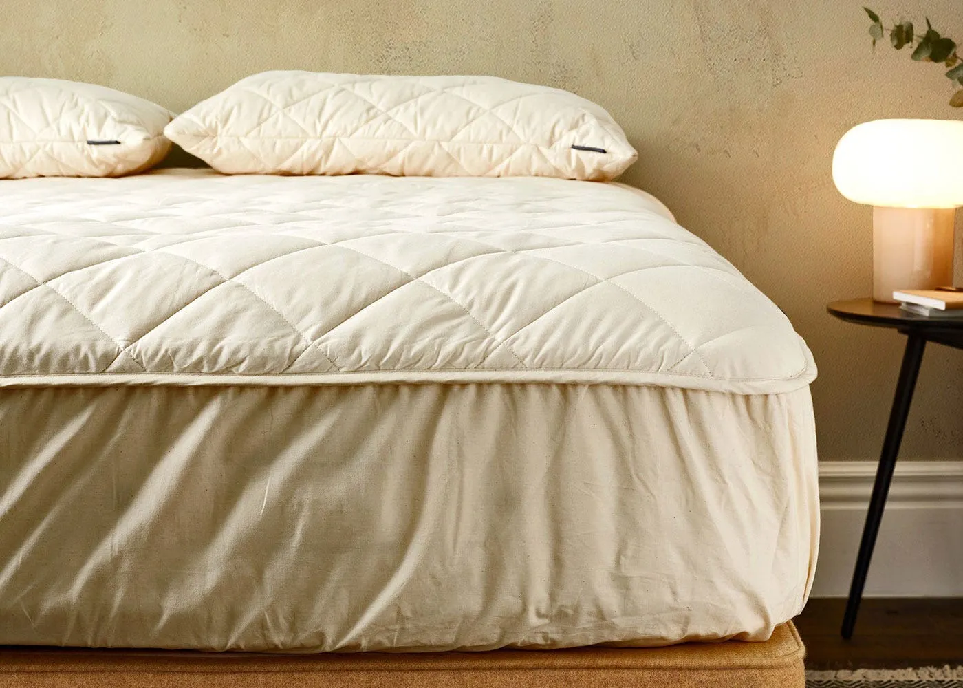 Woolroom Deluxe Wool Mattress Protector King 3