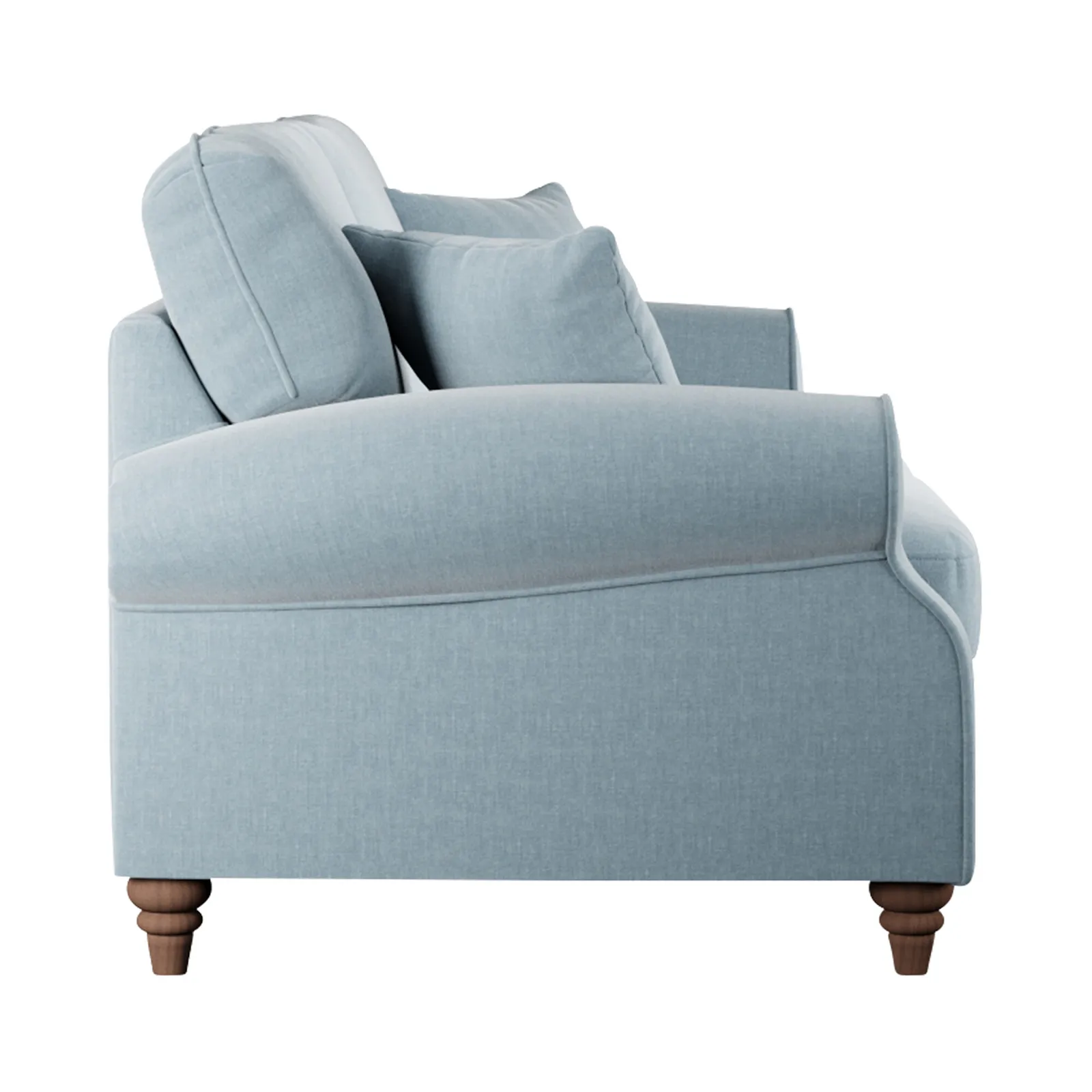 Hattie 4 Seater Sofa, Blue Fabric | Barker & Stonehouse 3