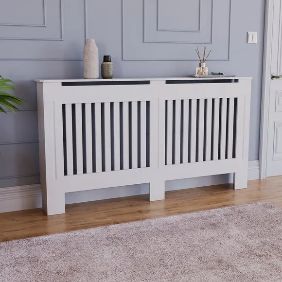 Return - Vida Designs Chelsea Radiator Cover, Large White