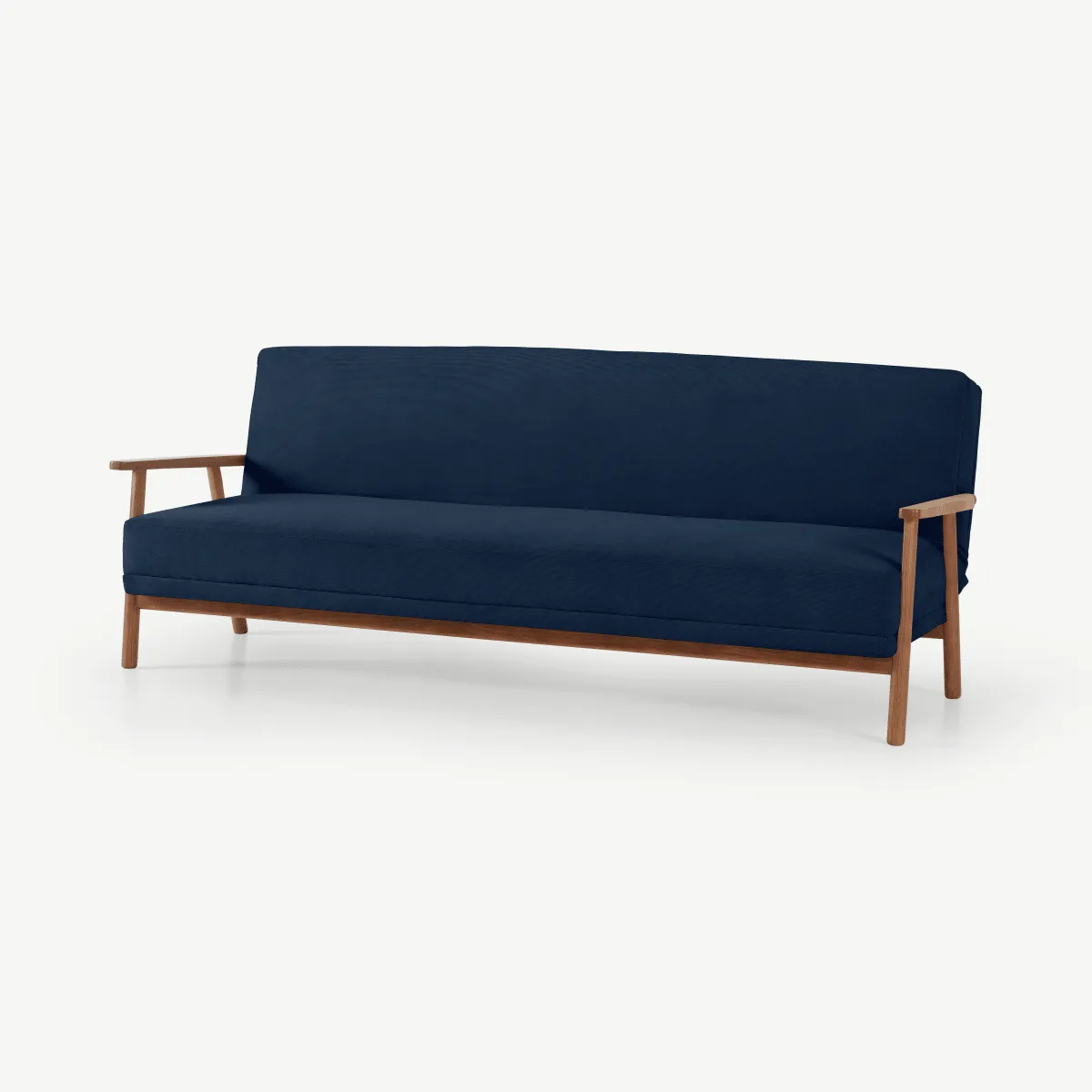 Lars Click Clack Sofa Bed, Midnight Micro Corduroy Velvet
