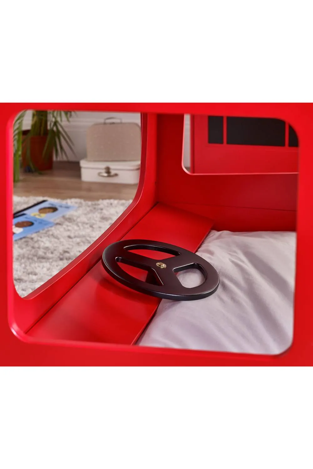 Julian Bowen London Bus Single Red Bunk Bed 3