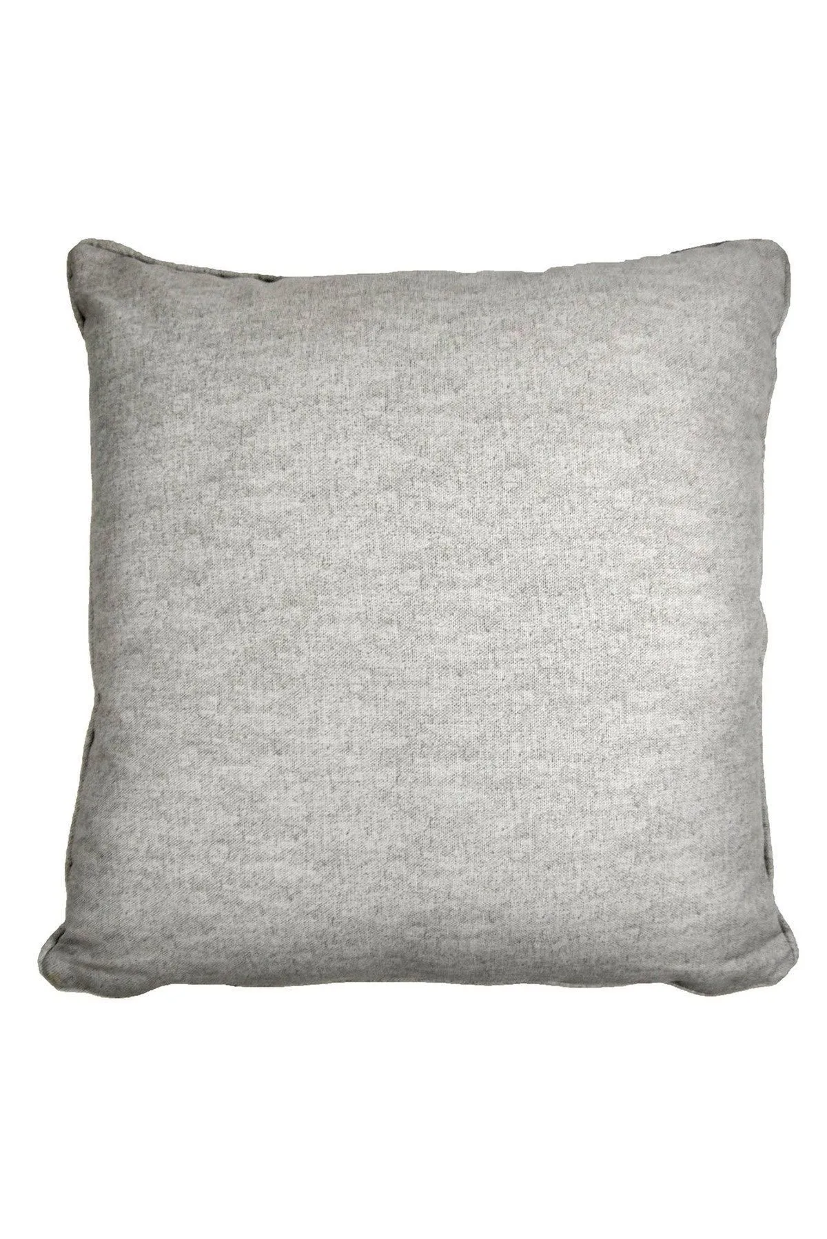 Fusion 'Sorbonne' Luxury Plain Dyed Filled Cushion 100% Cotton in Silver 2