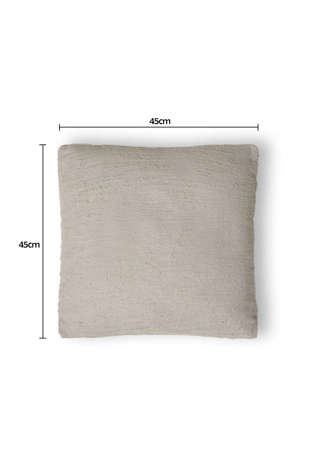 BHS Textured Slub Cushion in Grey 3
