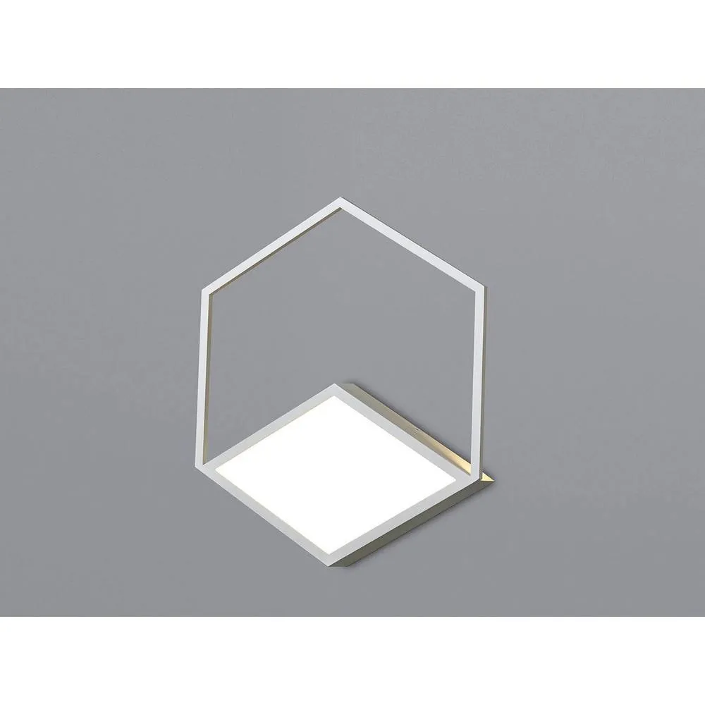 Netlighting Kubick Ceiling Wall Light Dimmable 32W LED 3000K 1870lm White 2
