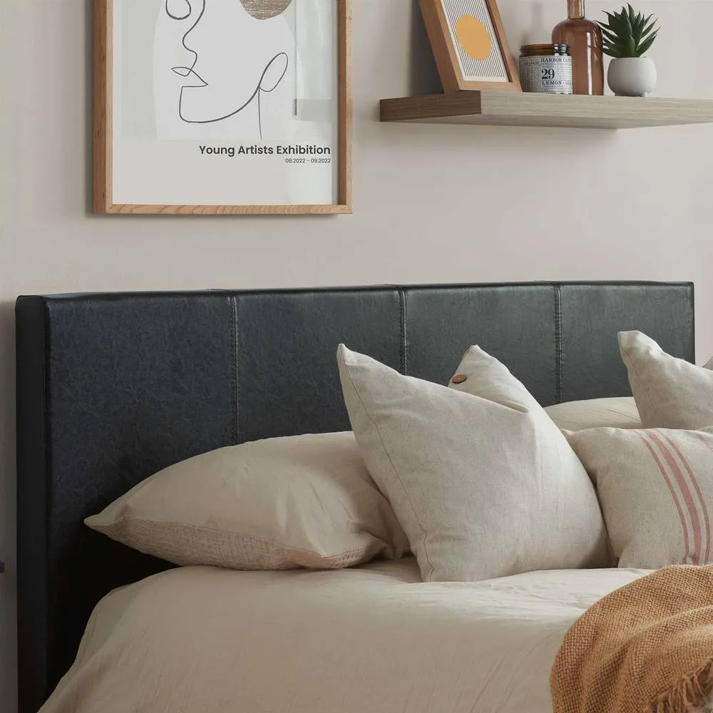 Birlea Berlin Ottoman Bed Brown Faux Leather 3