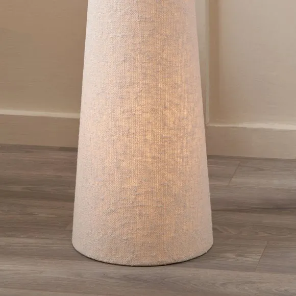 Pacific Lifestyle Mirissa Slubby Handloom Fabric Floor Lamp 3