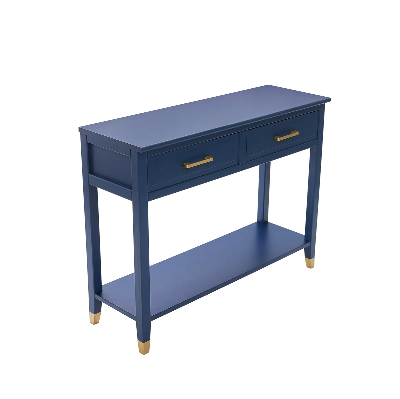 Cabinet Bits Palazzi 2 Drawer Console Table in Navy 2
