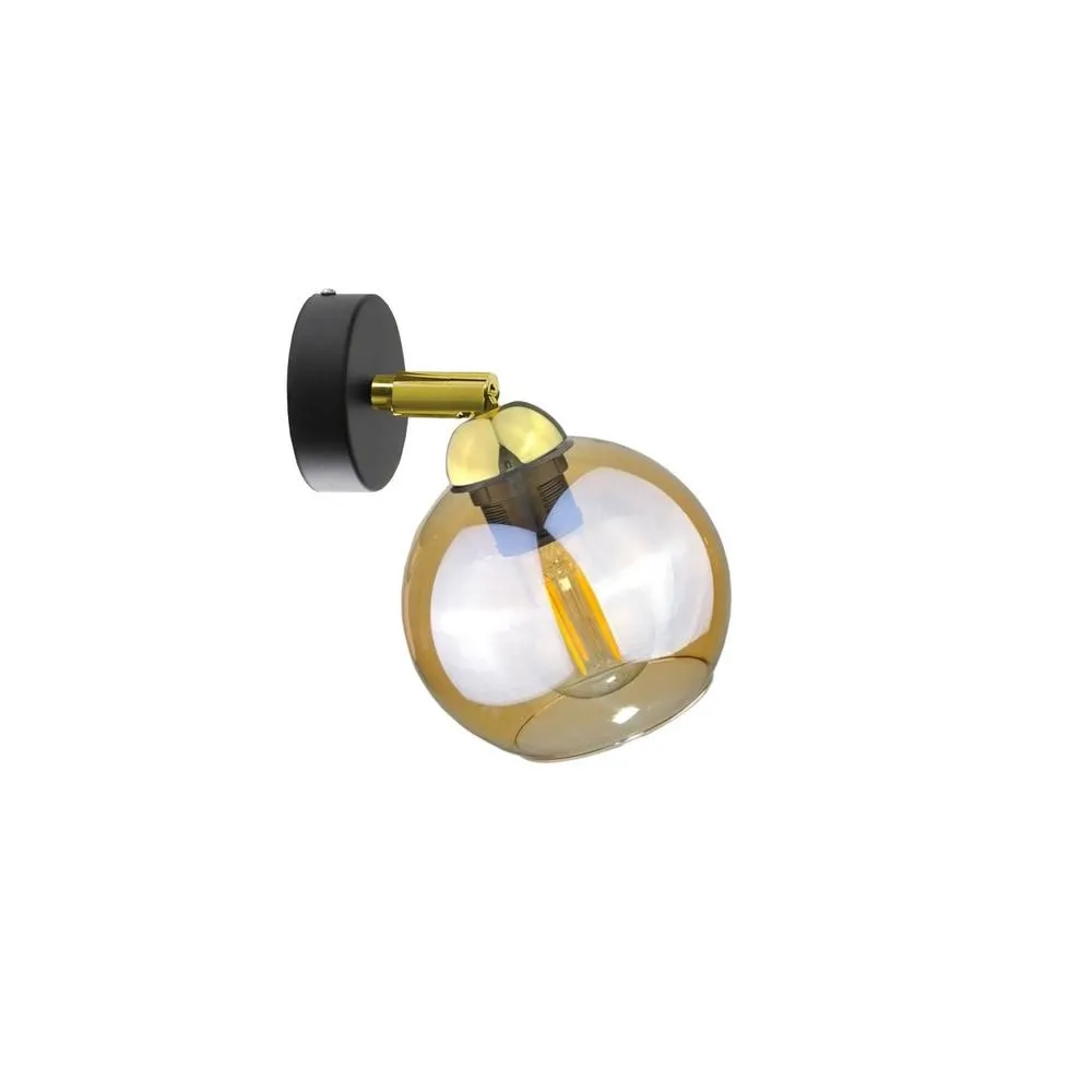 Netlighting Thea Dome Wall Lamp Gold 15cm 1x E27