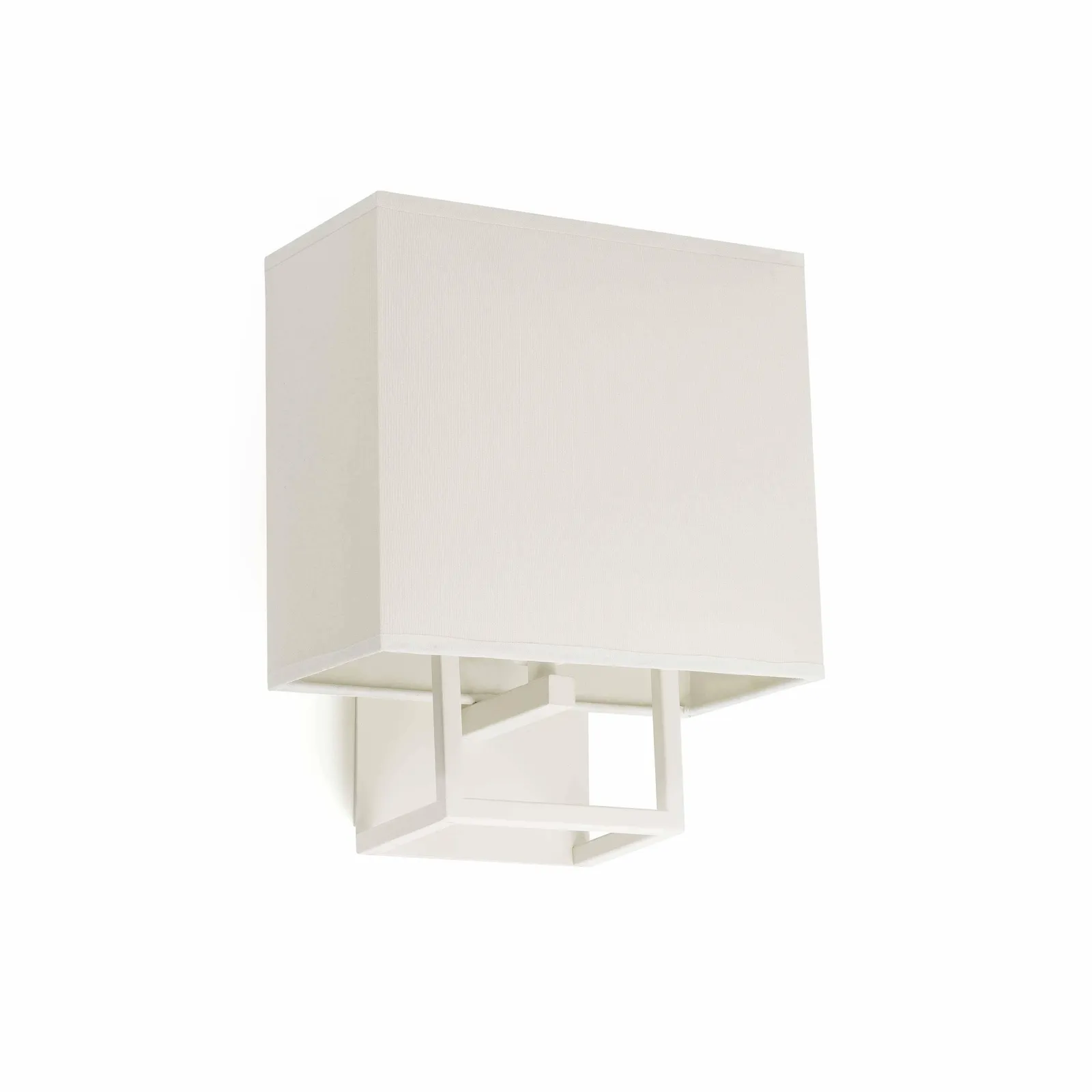 Netlighting Vesper 1 Light Indoor Wall Lamp White with Shade E14