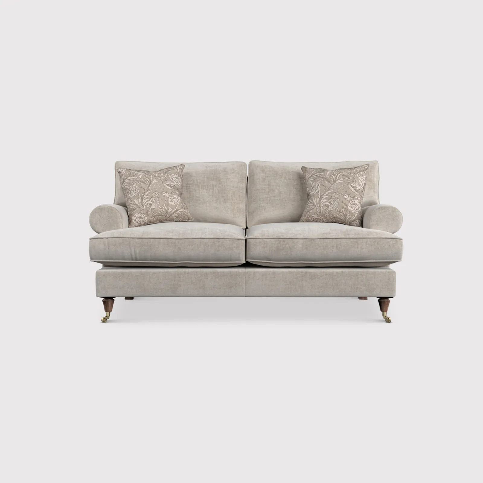 English Heritage Finch Small Sofa Standard Back, Neutral Fabric | Barker & Stonehouse 1