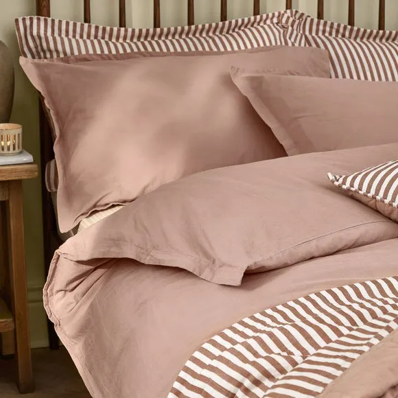 Yard Hebden Washed Cotton Duvet Cover & Pillowcase Set 2
