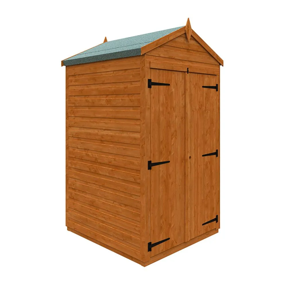 Buttercup Farm 4 x 4 Feet Flex Apex Double Door Windowless 12mm Flex in Burnt Orange