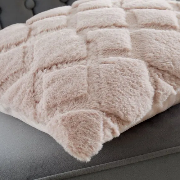 Catherine Lansfield Cosy Diamond Cushion 2