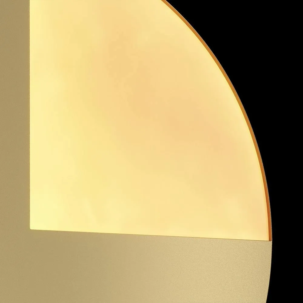 Netlighting Jupiter Modern Integrated LED Wall Lamp Brass 3000K in Gold 5
