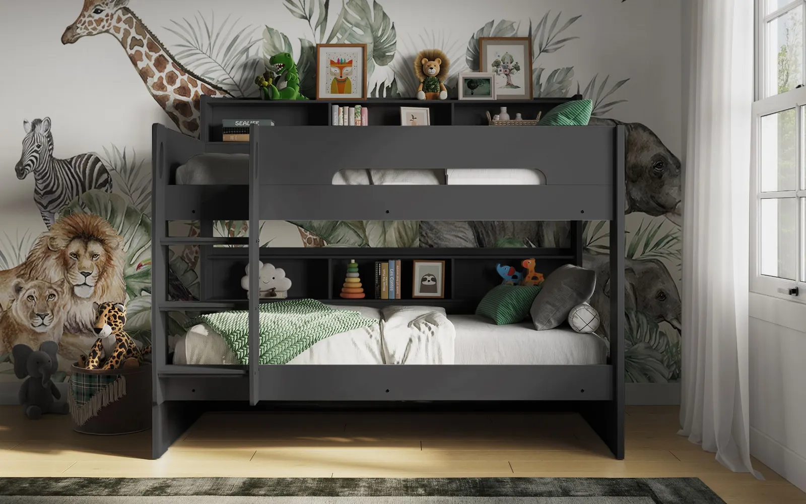 Flair Interstellar Bunk Bed in Grey 2