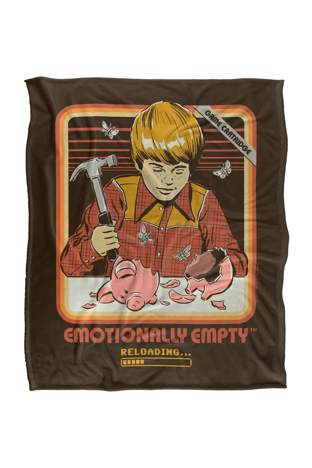 Steven Rhodes Emotionally Empty Silky Touch Super Soft Throw Blanket