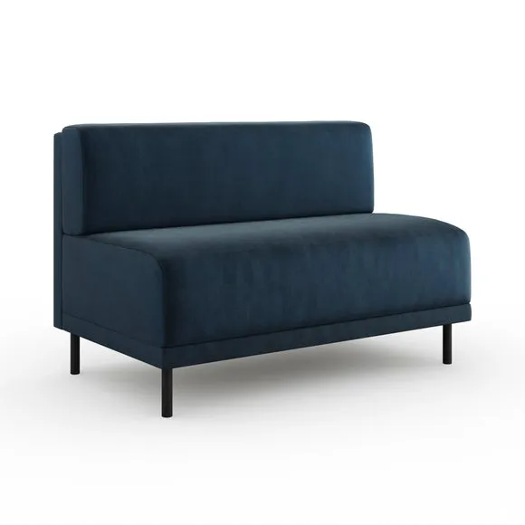 Mae Long Dining Bench, Matte Plush Velvet 6