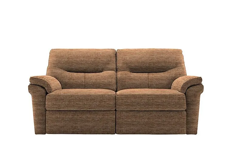 Seattle 2.5 Seater Fabric Power Recliner Sofa with Power Lumbar - Victoria Ginger