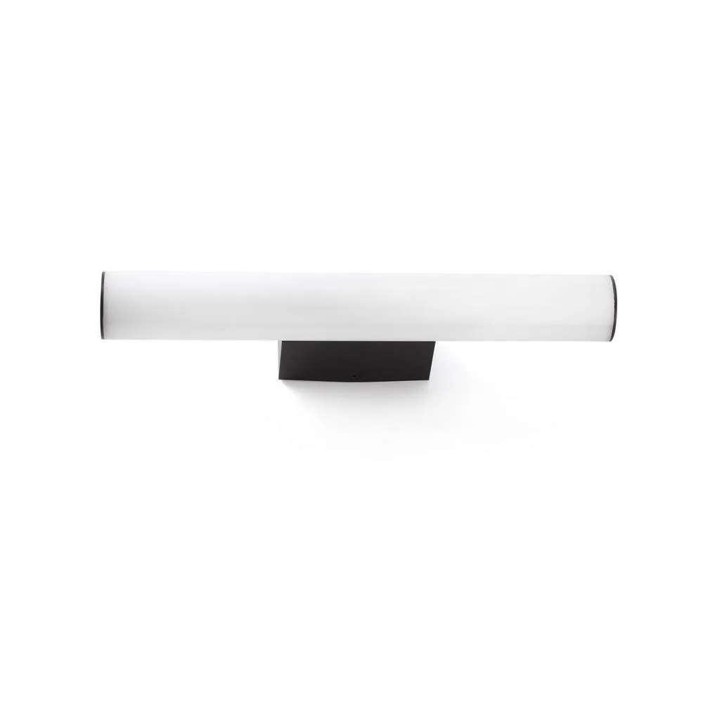 Netlighting Volga Integrated LED Picture Light Wall Light Black 3000K IP44