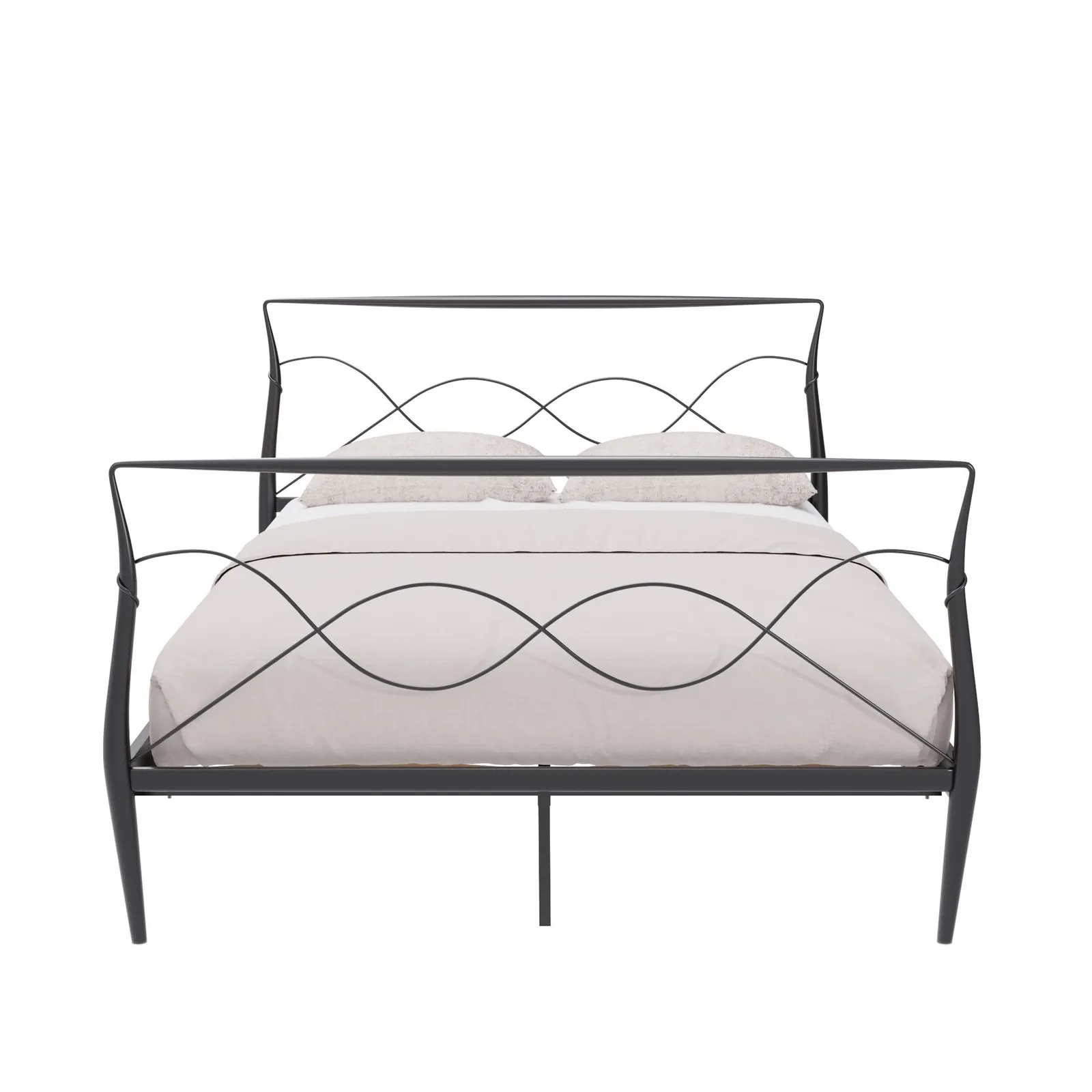 GFW Rimini Metal Bedstead in Black 4