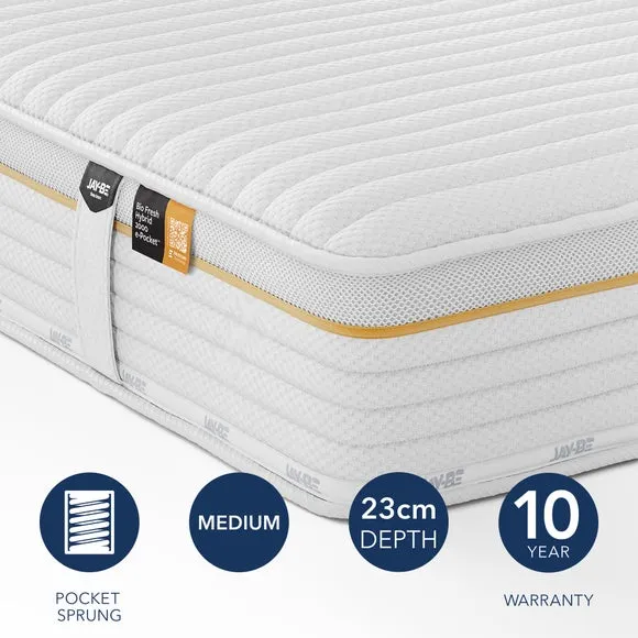 Jay-Be Bio Fresh 2000 Pocket Hybrid Mattress