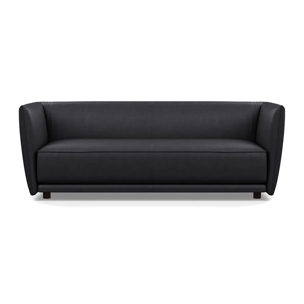 Heal's Valley 3 Seater Sofa Linea Black Walnut Stain Feet 1