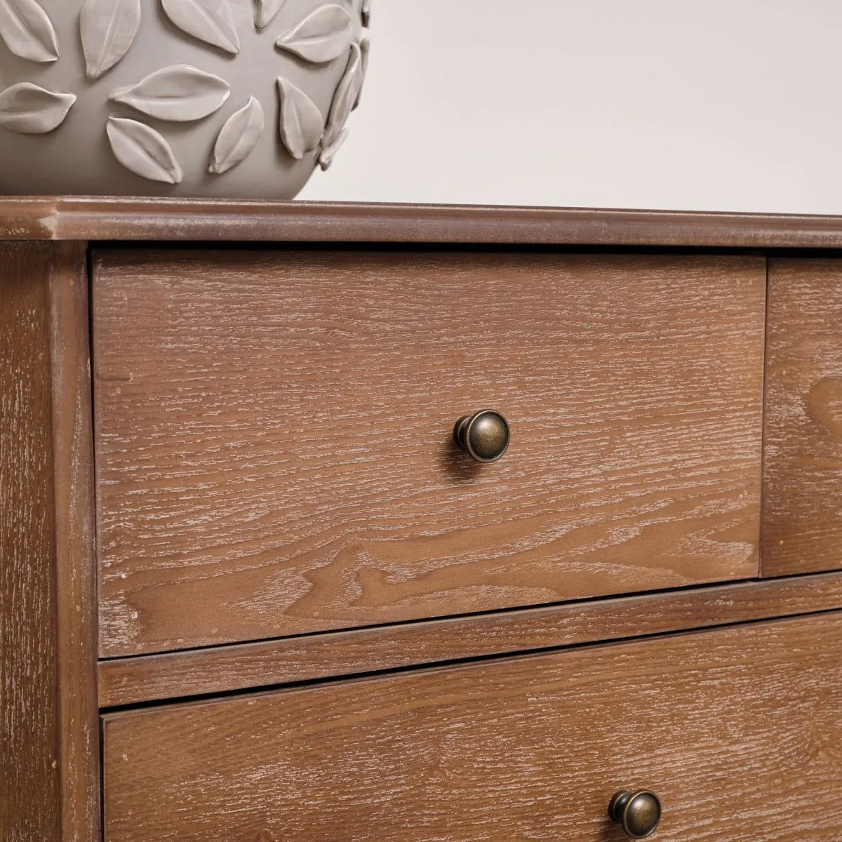 Melody Maison 7 Drawer Dark Wood Chest Of Drawers - Ashwell Range in Dark Brown 6