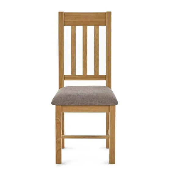 Mallory Set Of 2 Dining Chairs, Oak 4