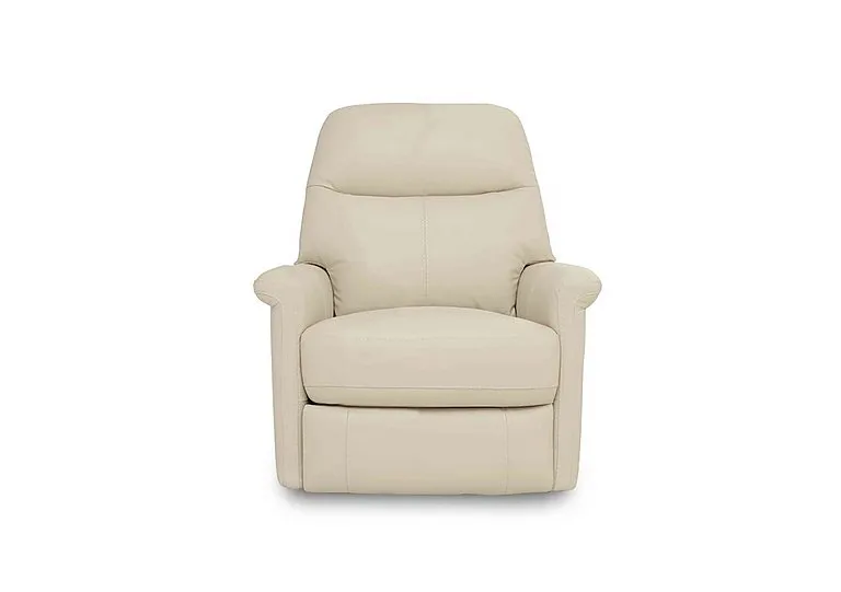 Compact Collection Lille Leather Chair - BV Bisque