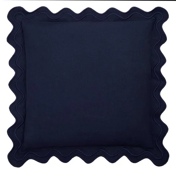 Scalloped Edge Square Cushion 3