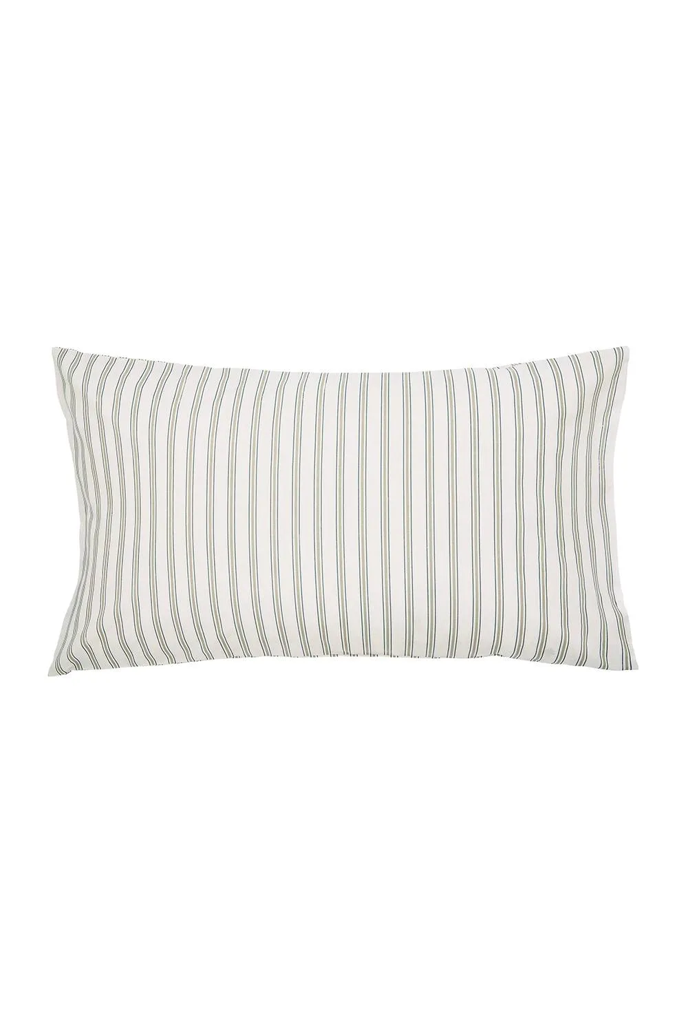 Helena Springfield 'Ticking Stripe' Cotton Duvet Cover Set in Cream 3