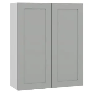 Wickes Winsford Dust Grey Slimline Depth Wall Unit - 600mm