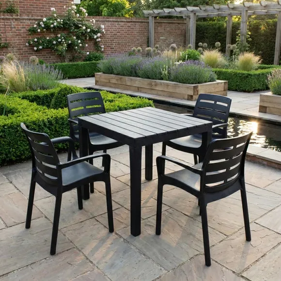 Trabella Roma 4 Seat Dining Set