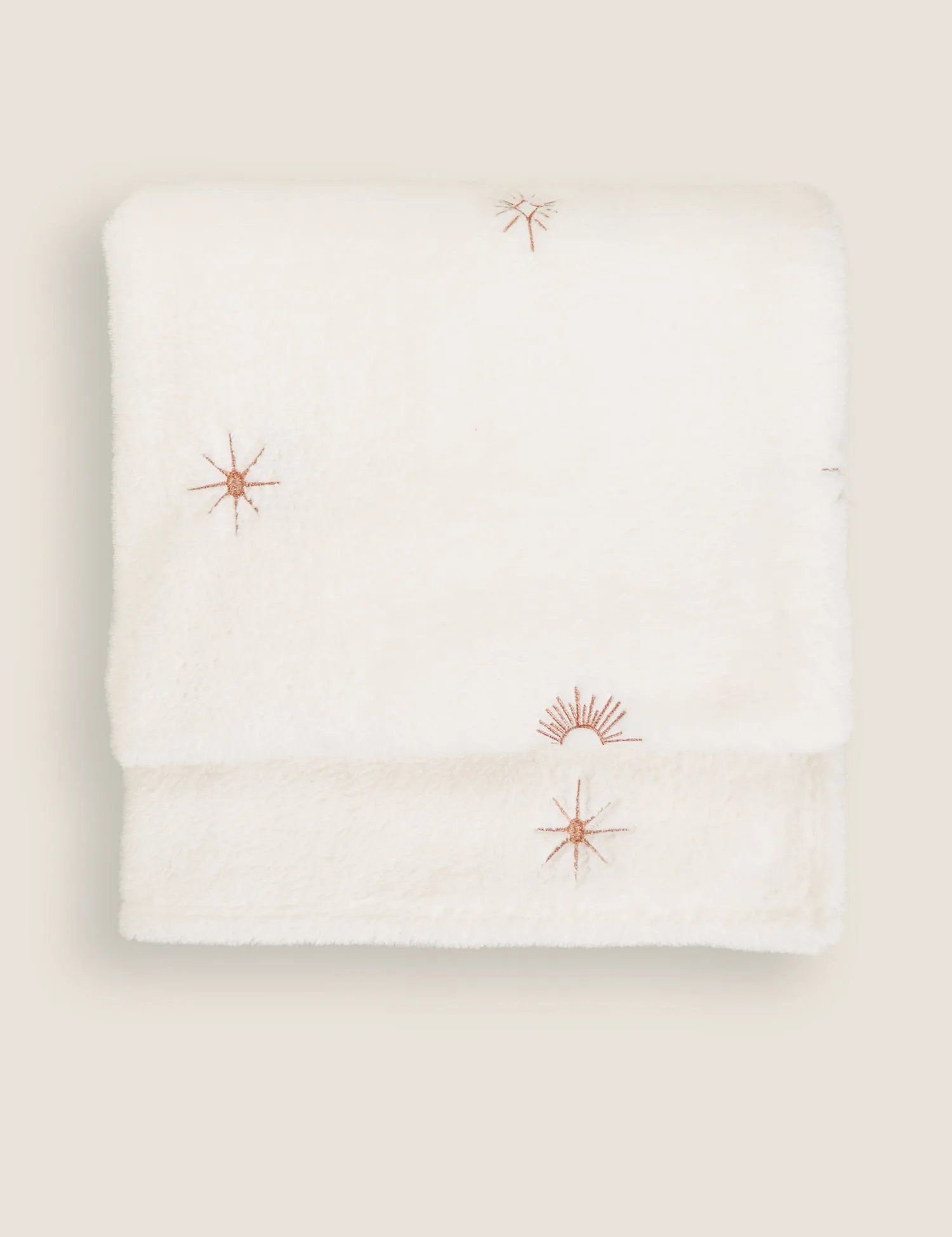 M&S Fleece Moon and Stars Throw