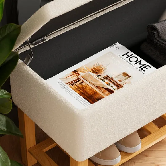 Upholstered Hallway Storage Bench 4