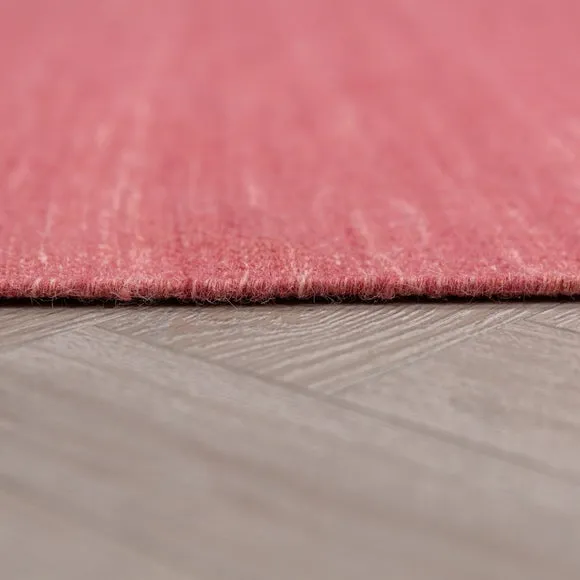 Wool Flatweave Fringed Rug 4