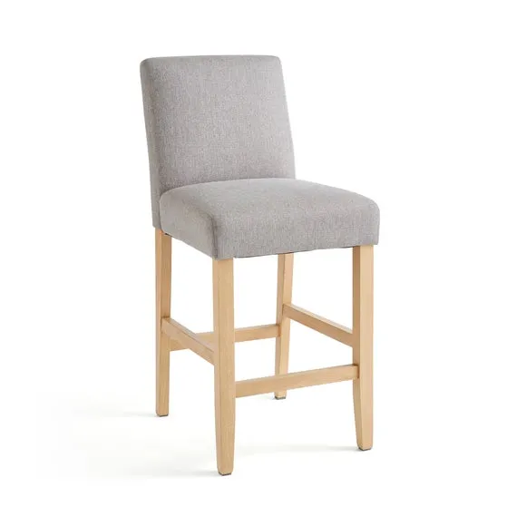 Oakley Counter Height Bar Stool, Grey Fabric 5