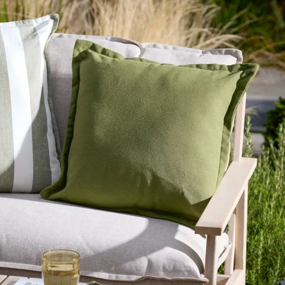 Holmfirth Canva Outdoor Square Cushion 1