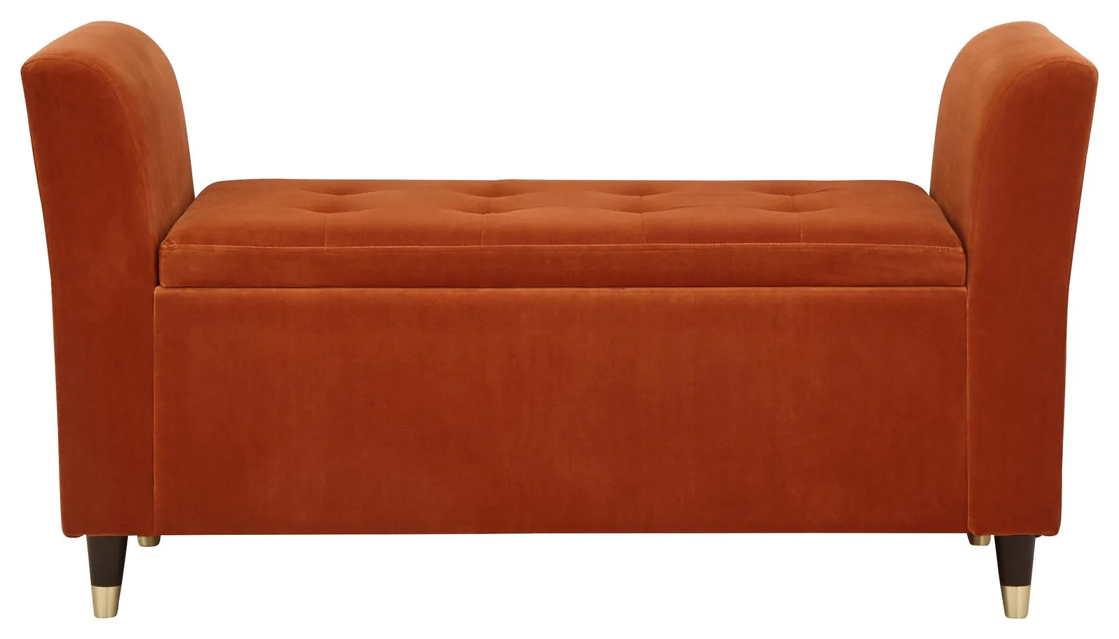 GFW Genoa Velvet Window Seat in Orange 4
