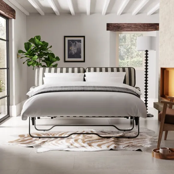 Beatrice II Woven Stripe 3 Seater Sofa Bed 1