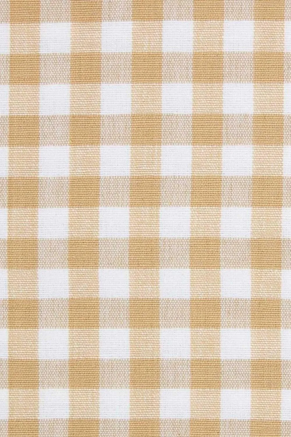 Homescapes Cotton Gingham Eyelet Curtain Pair in Beige 5