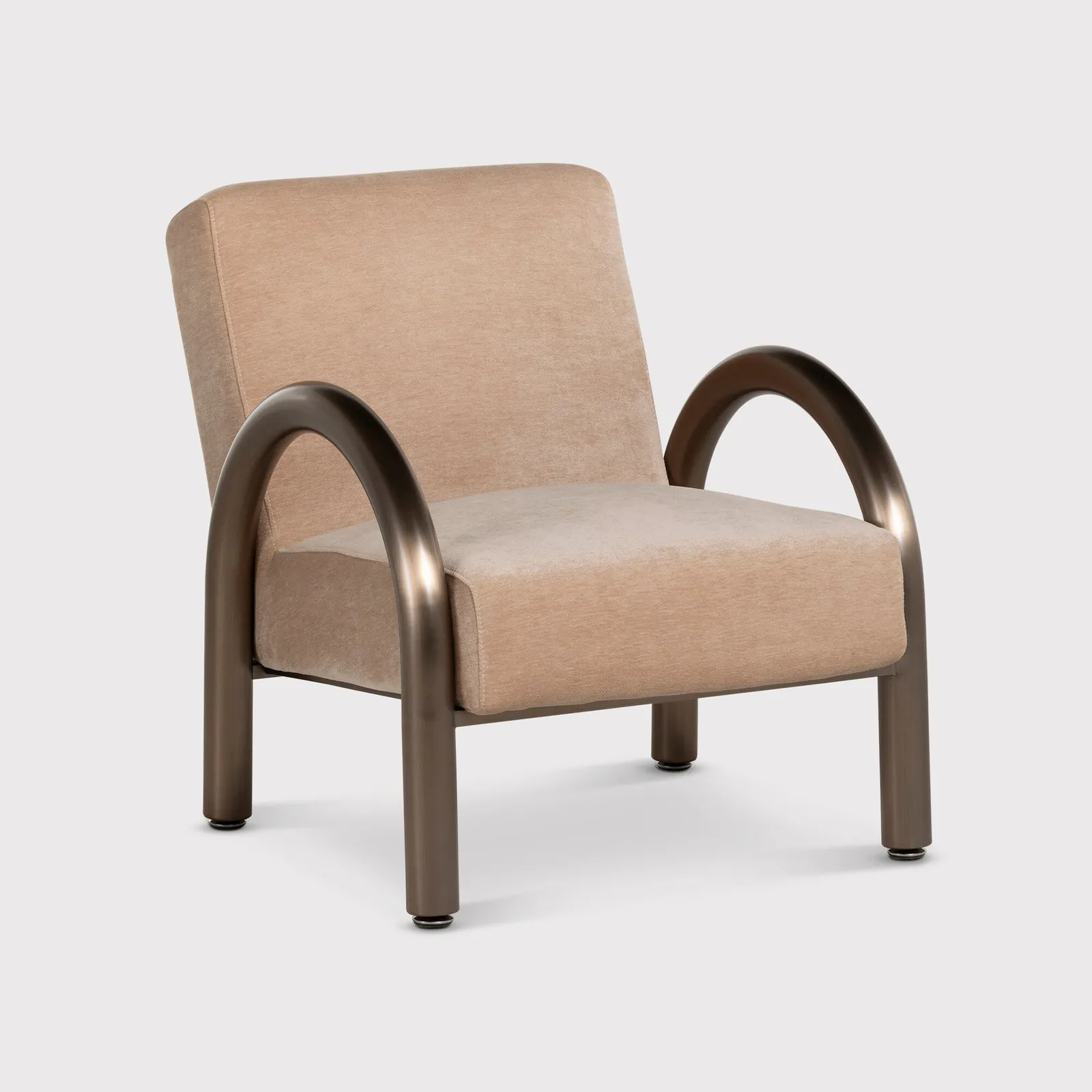 Tolliver Armchair, Brown Fabric | Barker & Stonehouse