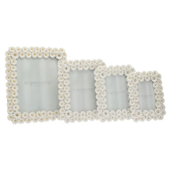 Impressions White Daisy Photo Frame 4